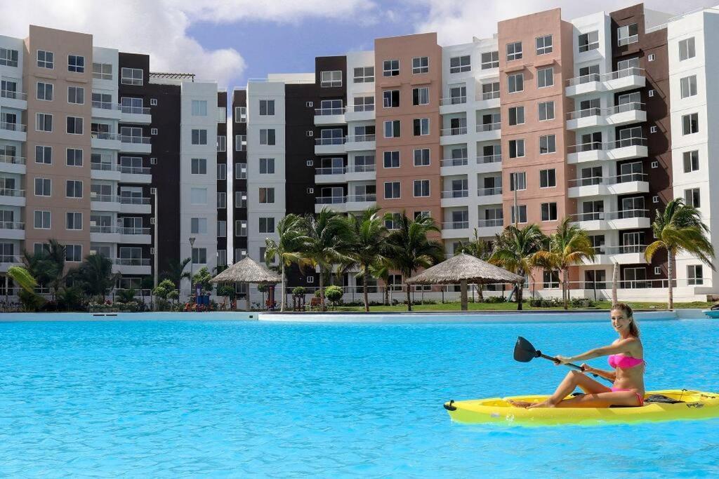Departamento Con Laguna Artificial Канкун Екстер'єр фото