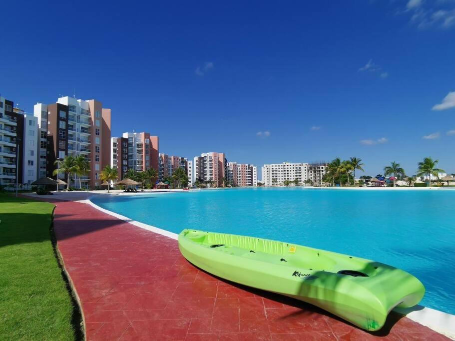 Departamento Con Laguna Artificial Канкун Екстер'єр фото