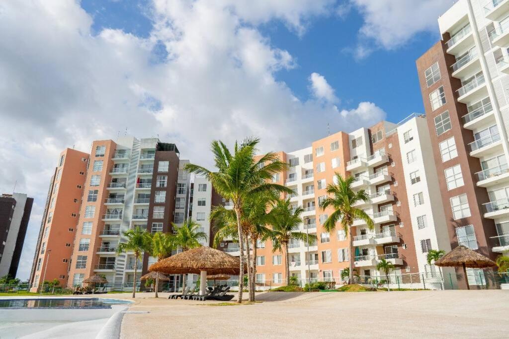 Departamento Con Laguna Artificial Канкун Екстер'єр фото